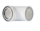Отвод 90 град. Ø110/160 мм Ø110 мм - ПП, Ø160 мм АЛ (для конденсационных котлов) с доставкой в NAME